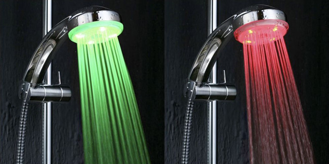 Try the color therapy in the shower to improve your mood