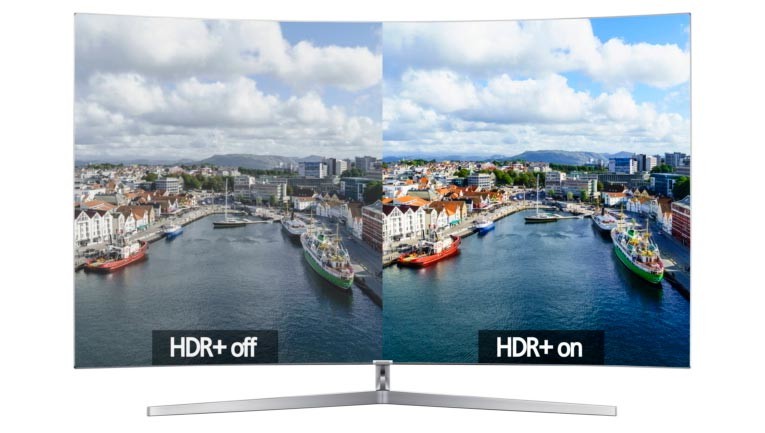 Samsung added the “HDR +” function to convert conventional HDR content on their smart TV