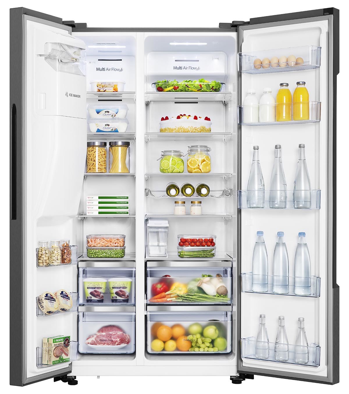 Five refrigerators connected to integrate the kitchen in the smart home