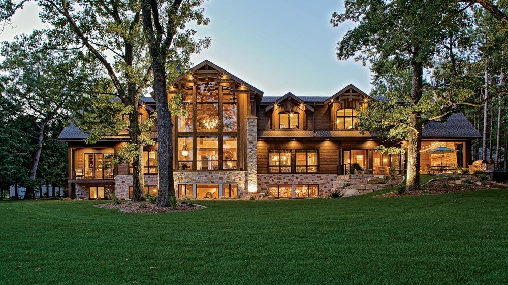 Log Home Decks, Railings and Stairs