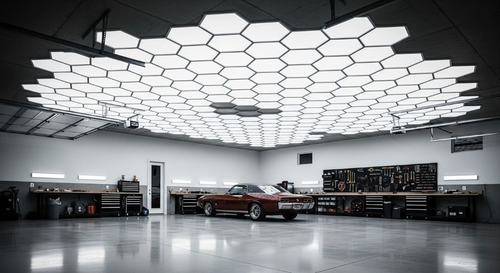 How to Design a Hex Light Pattern for Small Garages