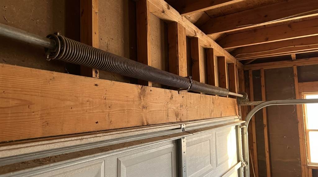 Garage door torsion system maintenance inspection